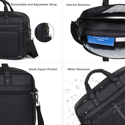 Image of HOT SHOT EXECUTIVE 2001|LEATHER MESSANGER BAG|LAPTOP MESSAMGER BAG|LAPTOP SLING BAG|OFFICE BAG|SHOULDER BAG|15.6 INCH|WATER RESISTANT |20 L LAPTOP BAG FOR MEN & WOMEN