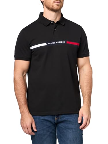 Image of Tommy Hilfiger Men's Short Sleeve Casual Polo Shirts in Regular Fit with Chest Logo Designs