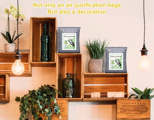 Mayunuo Activated Charcoal Odor Absorber for Strong Odor in Basement, Car, Closet, Shoe, Bamboo Charcoal Air Purifying Bags Deodorizer Odor Eliminator for Home - Image 7