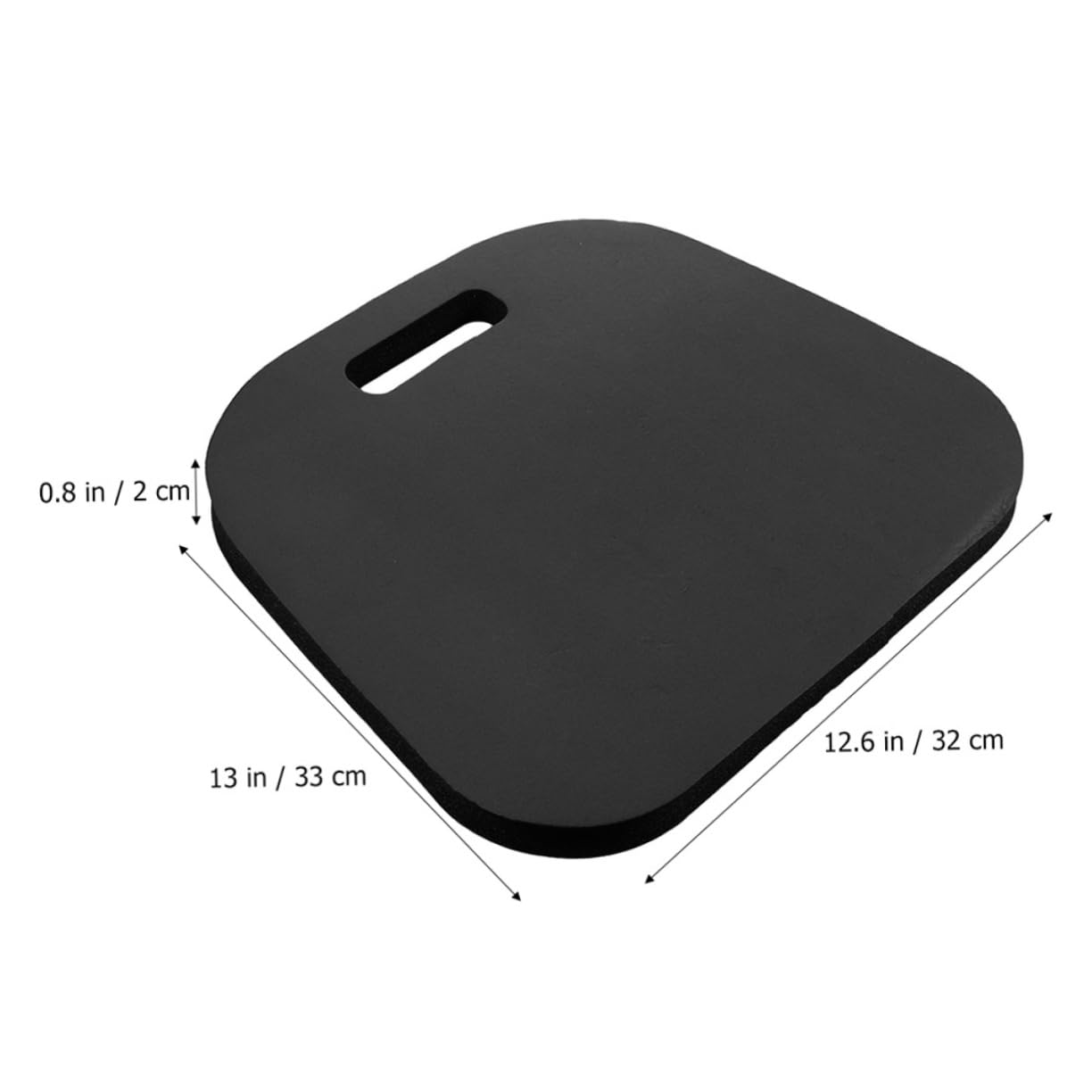 TOYANDONA Cuscini Inginocchiatoio da Giardino 4 Pezzi Eva Neri | Tappetino Pieghevole, Design Portatile, per Giardinaggio e Lavori Domestici