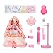 Rainbow High Winter Wonderland Bella (Pink) 28 cm Model Doll with Magic Snow, Comes with Snowman Suitable for Ages 4-12 and Collectors