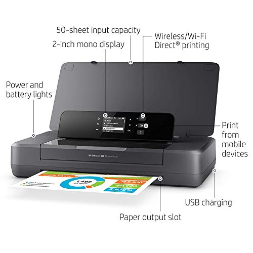 Hp Officejet 200 Portable Printer With Wireless & Mobile Printing (Cz993A) (Renewed) #TOP6