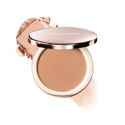 Laura Mercier Tinted Blur Balm, Balm-to-Powder Blurring Skin Tint, Natural Matte Soft-Focus Finish, Buildable Coverage, Peptide-Infused, Shade 02