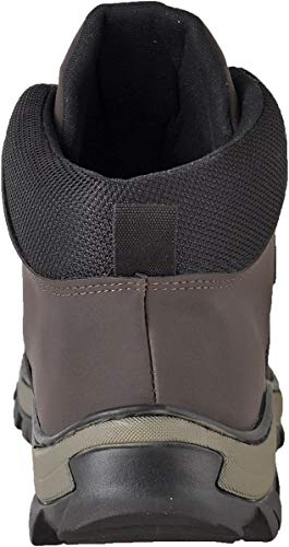 Bota Masculina Adventure Cano Medio Coturno Várias Cores Cor:Marrom;Tamanho:43