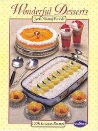 Paperback Wonderful Desserts 100% Eggless Recipes Book