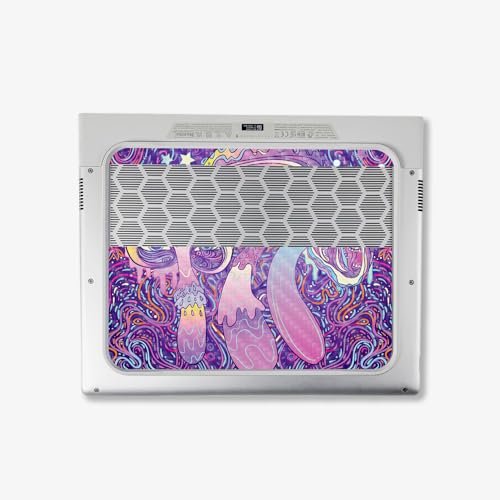 Image of MightySkins Carbon Fiber Skin Compatible with Alienware X14 R2 (2023) Full Wrap Kit - Bad Trip | Protective, Durable Textured Carbon Fiber Finish | Easy to Apply & Change Styles | Made in The USA