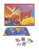 SimplyFun Let’s Jet World Geography Game - Educational Board Game for Kids Ages 8+ - World Travel Game with Map, Cards, and Jet Pawns