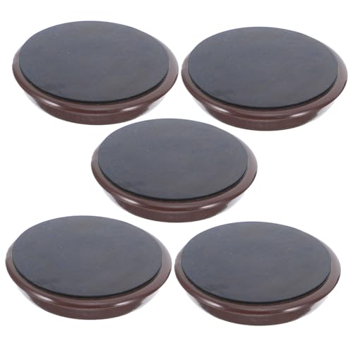 Angoily 5 Pièces Poignées De Meubles Patins Antidérapants pour Meubles Coupelles Plastique pour Butées De roulettes Protections pour Sols