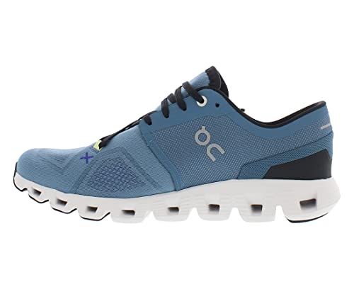 Image of ON Cloud X 3 Mens Shoes Size 12, Color: Pewter /White
