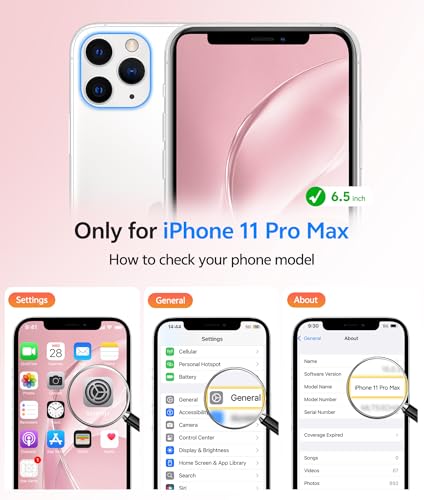 Image of FNTCASE for iPhone 11 Pro Max Case: [Compatible with Magsafe] Translucent Matte Magnetic Cases [Full Camera Protection] Military Grade Shockproof Protective Phone Cover - Light Pink