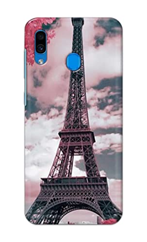 Image of Lovers Famous Place Eiffel Tower in Paris Hard Back Case Cover for Samsung Galaxy A20 / Samsung A30 / Samsung M10S Back Cover -(J5) VNS2227