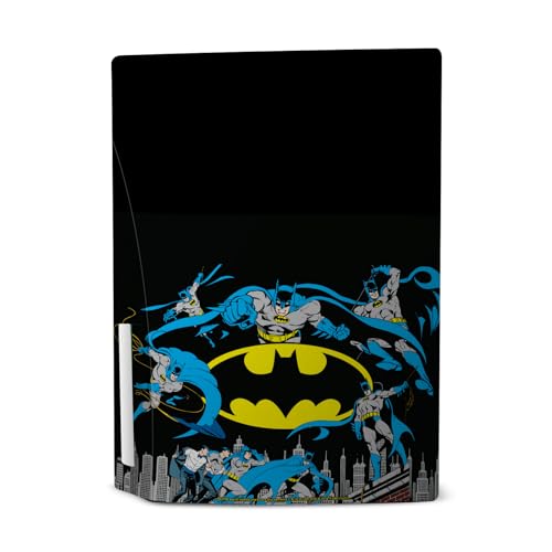 Vinyle Batman PS5 Disc Edition - Autocollant console de jeu DC Comics Head Case Designs