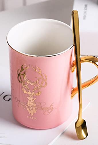 BERTY·PUYI Taza de café Vajilla Tetera Taza de Vacaciones Pareja Boda Aniversario de San Valentín Regalo de Cumpleaños - Imagen 3