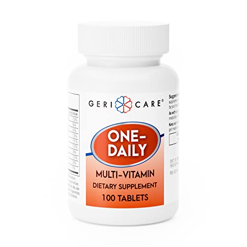 501-01 Multivitamin One-Daily Tablets 100 Per Bottle by Geri-Care Pharmaceuticals -Part no. 501-01