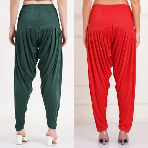 Image of Buy That Trendz Womens Patiala Pants Cotton Viscose Patiyala Salwar Harem Bottoms Pants
