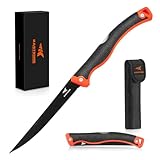 KastKing Folding Fillet/Fishing/Camping/Hunting Knife, Razor...