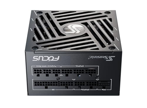 Seasonic Focus GX-850-850W - 80+ Gold - ATX 3.0 & PCIe 5.0 Ready - Fully Modular - Premium Japanese Capacitors - 10 Year Warranty - Nvidia RTX 40/50 & AMD GPU Compatible