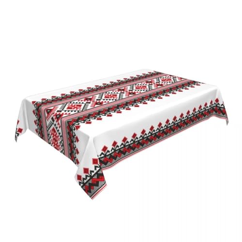 Nappe de table de cuisine lavable contre les taches pour grands repas de vacances - 4