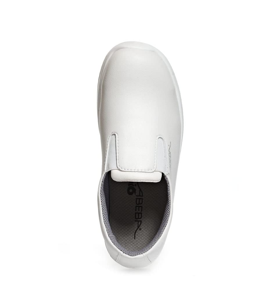Abeba ESD-S-Schuh uni6 Slipper, weiss,Mikrofaser, CE, EN ISO 20345:2011, S2, Gr. 42