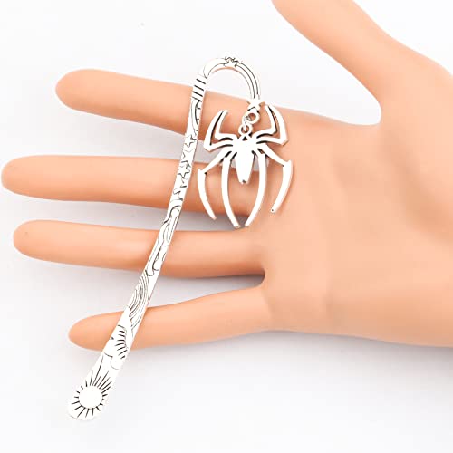 Bobauna Spooky Spider Bookmark Spooky Charm Bookmark Gift For Spider Lover Book Lover Bookworm (Spider Bookmark) #TOP3