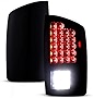 HAKA TOUGH LED Tail Lights Compatible with 2002-2006 Dodge Ram 1500, 2003-2006 Dodge Ram 2500 3500 Black Housing Smoke Lens Tail Lamps Accessories, Left + Right