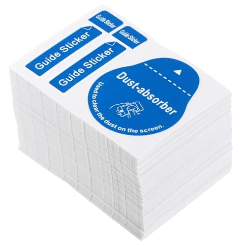 Uonlytech 600 Pcs LCD Screen Dust Removal Stickers Phone Tablet Screen Cleaning Decals Portable...