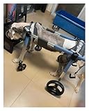 DXYOYONGMZ Dog Wheelchair for Back Legs, Pet Wheelchair, 4 Wheel Dog Wheelchair Mobility Cart, Disabled Doggie Assisted Walker, Injured Dog Walking Support(X-Small)