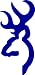 Browning Buck Mark 3" Blue Decal Sticker