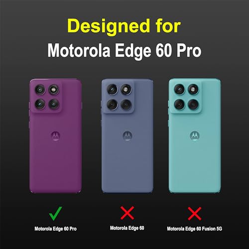 Image of Zapcase Back Case Cover for Motorola Edge 60 Pro | Compatible for Motorola Edge 60 Pro Back Cover | Liquid Silicon Magic Case with Camera Protection| Black