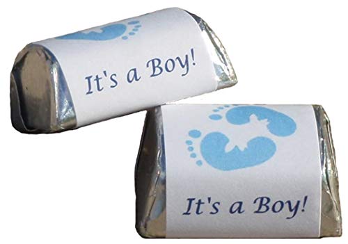 Stickers It's a Boy bleues pour personnaliser vos dragées de baptême