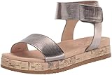 SOUL Naturalizer Women's Detail Sandal, Pewter, 8