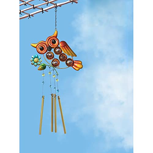 Campanas de búho decorativas de 23" como regalo de jardín para otoño 4