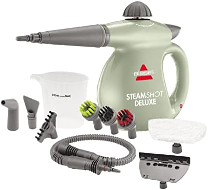 BISSELL SteamShot Deluxe Hard Surface Steam Cleaner with Natural Sanitization, Multi-Surface Tools Included to Remove Dirt, Grime, Grease, and More, 39N7A