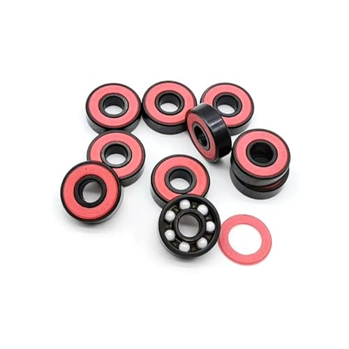 Roulement 608RS céramique hybride 8x22x7mm pour une glisse fluide en skateboard et longboard