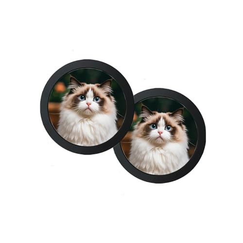 GRRONZEE 2 Pack Round Picture Frame 6 Inch Photo Frame