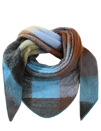 Voqeen Echarpe Femme Hiver Long Foulard Écossais Châles Epaisse Et Chaude Couverture Écharpe Couverture Douce Pour Femme