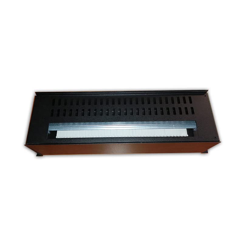 Cobox Rail DIN, 19 Pouces, 3U, 18 modules Noir