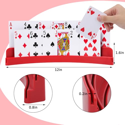 image for GHERPTE 2 Packs of Double-Layer Card Holders，Playing Card Holder for