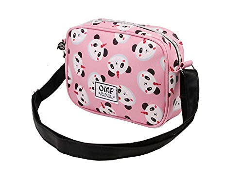 Oh My Pop! Pandicorn Rosa-Bolso Rectangular, Rosa, 24.5 x 17 cm