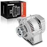 A-Premium Alternator Compatible with Acura Integra 1990-1991, 12V 65A 4-Groove Pulley