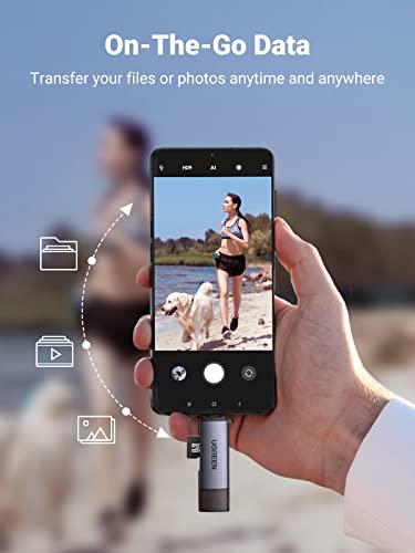 Ugreen Micro Sd Card Reader Usb C Usb 3.0 To Memory Card Reader Adapter For External Camera Photo Sd Sdhc Sdxc Microsd Uhs-I Compatible With Computer Pc Macbook Air Pro Samsung Galaxy S22 Ipad Pro #TOP3