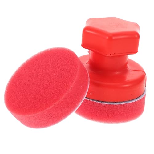 PENIKOKO Tampon De Polissage Éponge Avec Applicateur Pour Cire De Voiture Outil De Detailing Pour Pneus Et Surfaces Automobiles