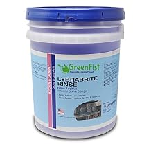 Lybrabrite Commercial Dishwasher Rinse Additive Aid & Agent [Ready-to-Use] For Industrial Machines 5 Gallon Pail