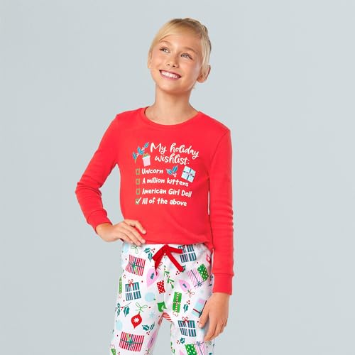 American Girl Holiday PJs Girls, Red and Green, Size 6-16, 2 pc, Ages 6+4