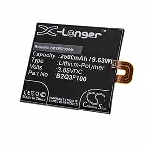 vhbw Akku kompatibel mit HTC U11 Life, Ocean Life, U11 Life Global LTE-A Handy Smartphone Telefon (2500 mAh, 3, 85 V, Li-Polymer)