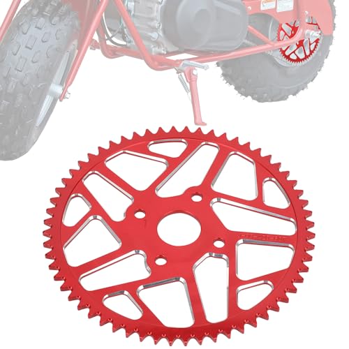 Image of 60T 420 Chain Sprocket 40 /41 /420 40MM Bore Rear Drive Wheel Sprocket CNC for CT200U CT200U-EX BT200X Baja Warrior Predator 212cc 196cc Go Kart Trail 200 MB165 MB200 Mini Bike Red