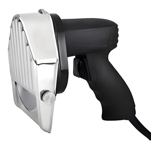 DNEPEI Profession Electric Shawarma Doner Kebab Knife, Commercial Electric Shawarma Gyro Doner Kebab Slicer Cutter,2600 RPM, 0-8mm Adjustable Thickness for restaurants, snack bars Wiretype