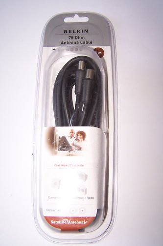 Belkin 75db ANTENNA CABLE - DBSH * COAX M/F; 5MTR BLACK