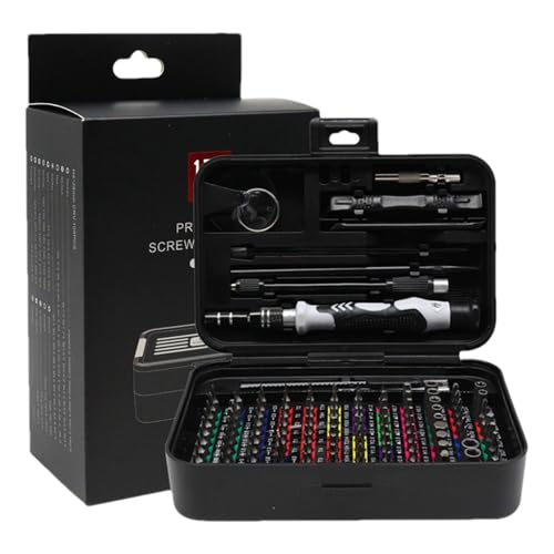 Gvblkq - Gvblkq 132 in 1 Screwdriver Kit, Magnetic Precision Tools, Hardware Tool Set, Mobile Phone Repair Kit, Repair Tools, Computer Tool Set for Phones, Glasses, Computers, Household Appliances, Toys