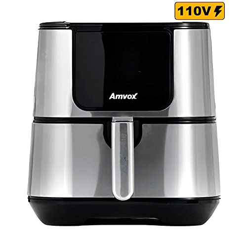 Fritadeira Air Fryer Digital 110V Inox 7 Litros Amvox ARF 1255- 1700W